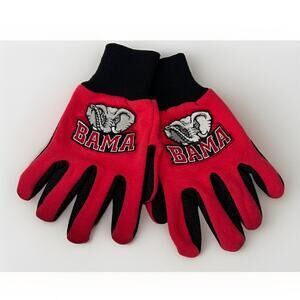 Alabama Crimson Ride BAMA Utility Gloves Medium